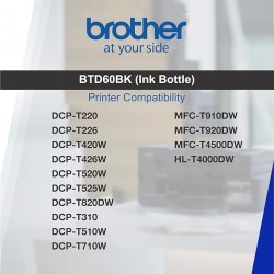 Brother BT-D60BK Ink Bottle