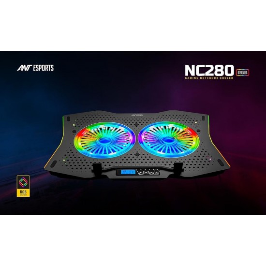 Ant Esports NC280 RGB Gaming Notebook Cooler Ant Esports NC280 RGB Gaming Notebook Cooler
